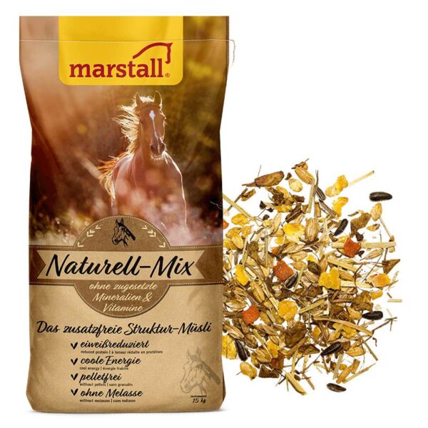 Naravna hrana za konje Marstall Naturell-Mix.