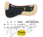 Podloga za sedlo Kavalkade Lamb - slika 2