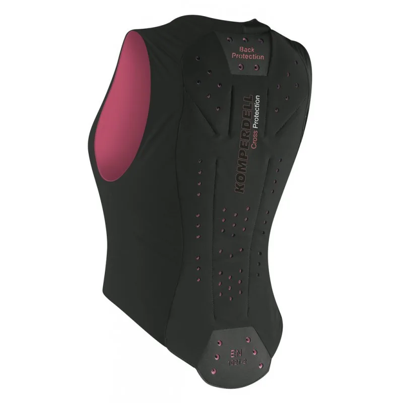komperdell-flexfit-lady-back-protector-zascitni-jopic-jahalni-roza Ženski zaštitni prsluk Komperdell Flexfit - Slika 1