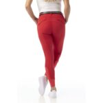 Ženske jahalne hlače EquiTheme Micro Red Edition