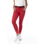Ženske jahalne hlače Micro Red EquiTheme