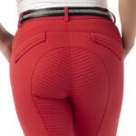 Ženske jahalne hlače EquiTheme Micro Red Edition 4