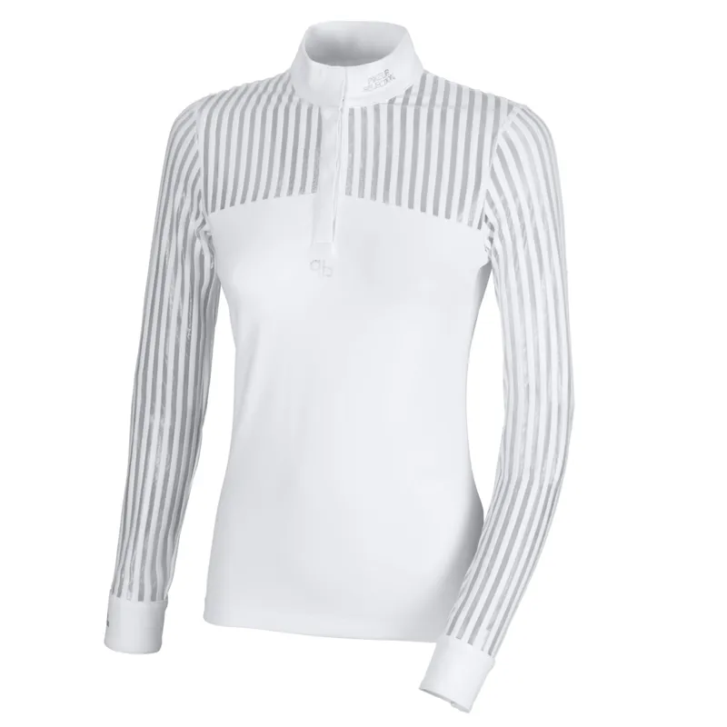 529000_blouse_white_02 Ženska tekmovalna majica Pikeur Competition - slika 1