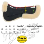 Podloga za sedlo Kavalkade KavalTop Lamb - slika 4