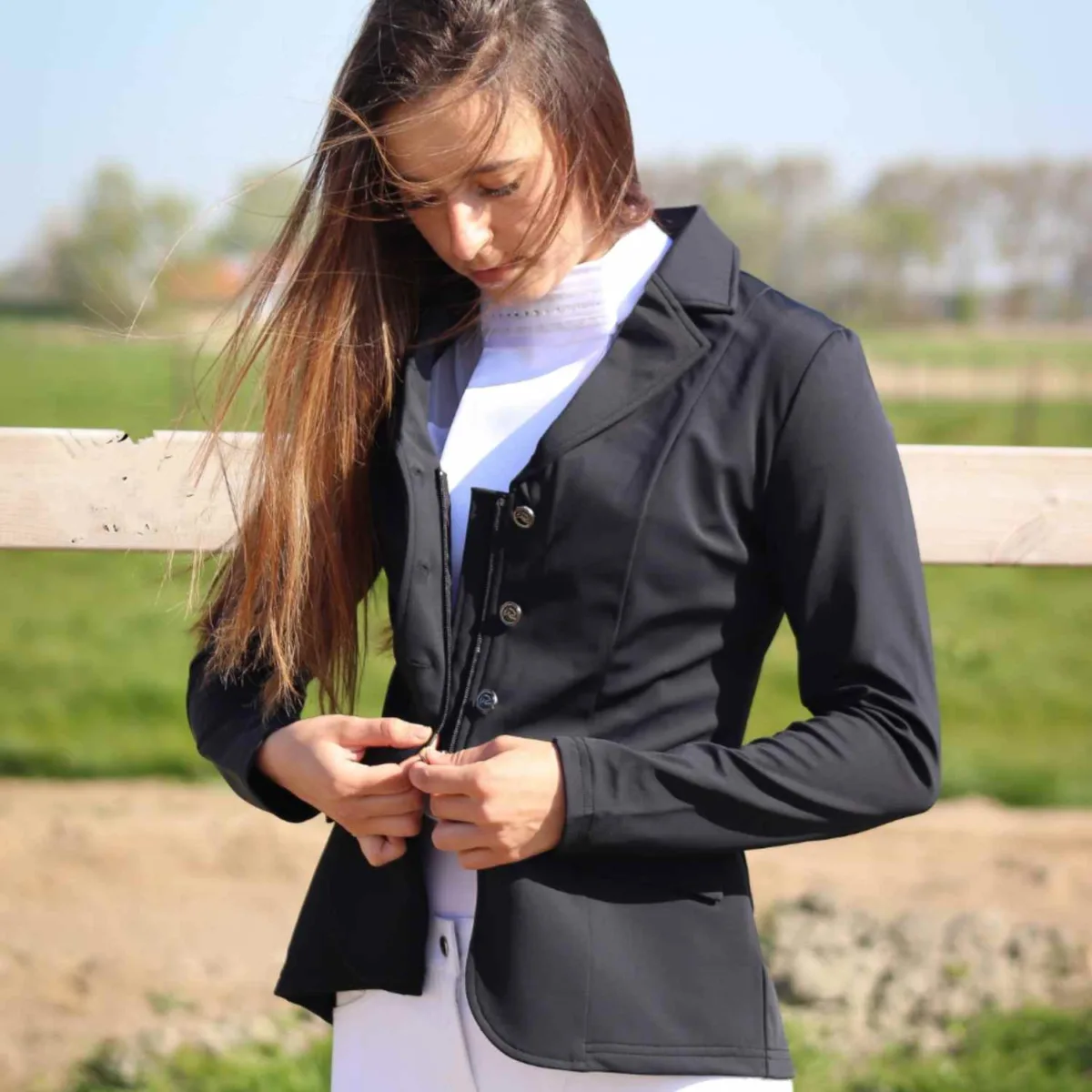 Giacca da equitazione da competizione HKM Luisa - immagine 1