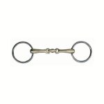 Brzda HKM Bradoon 2x lomljena 14mm