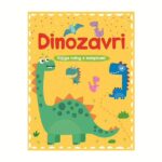 Knjiga nalog z nalepkami Dinozavri