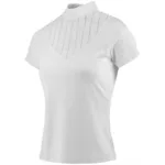 Natjecateljska jahaća majica E-T Funza White - Slika 3