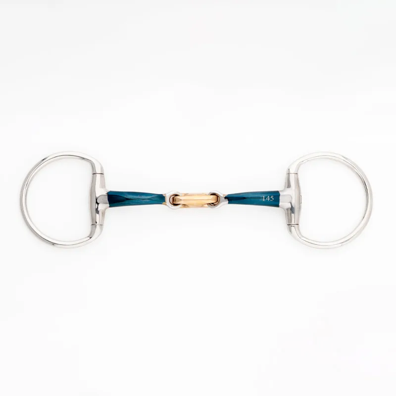 2x lomljena oliva Brzda Kavalkade Ergonomic olivna, 2x lomljena 14mm - slika 1