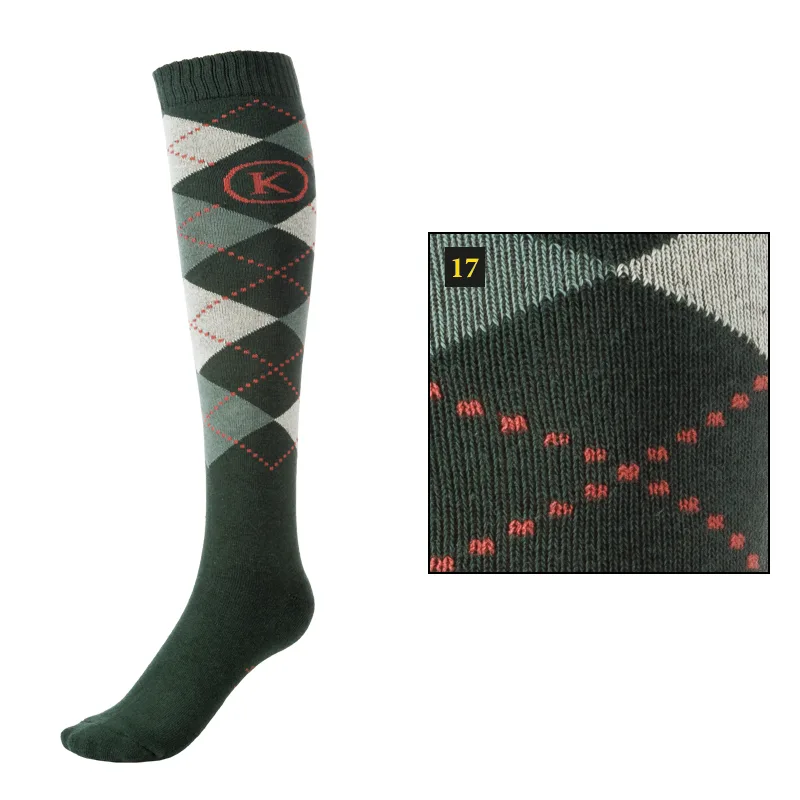 olivna naravna Nogavice Kavalkade olivna/naravna - slika 1