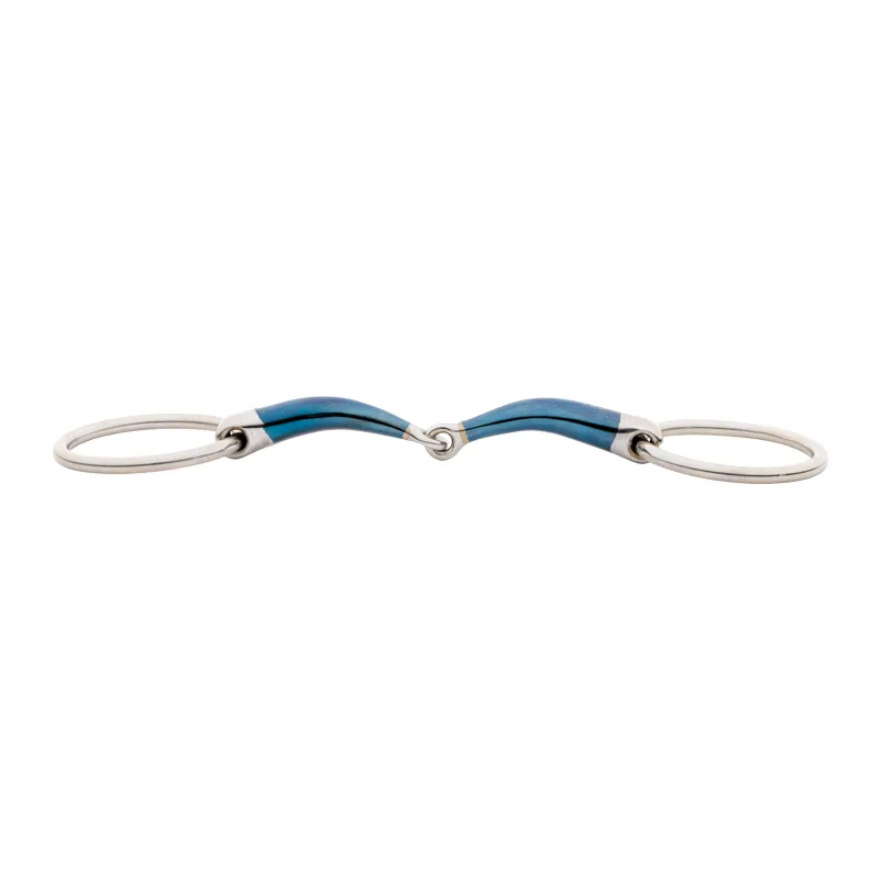 snaffle 1x clai 2 Brzda Kavalkade Ergonomic 1x lomljena, 14mm - slika 2