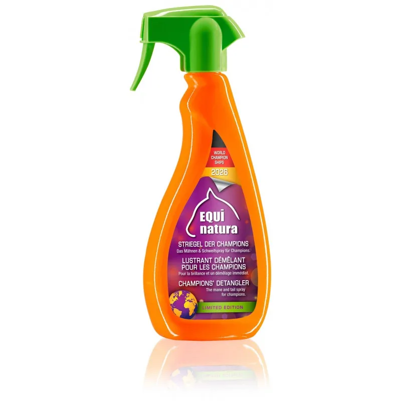 detangler-and-shine-spray-equinatura-sprej za grivo in rep konj clair.si Sprej za razčesavanje in sijaj EQUINATURA - slika 1
