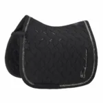 Dresurna podsedelnica Eskadron Black Pro Soft Glitter Platinum 26