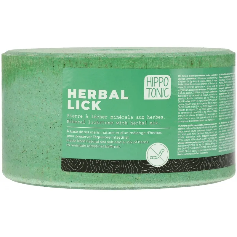 hippotonic-salt-lick-herbalick lizalni solni kamen za konje z zališči clair.si Lizalni kamen za konje H-T Herbalick - slika 1